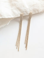 Lade das Bild in den Galerie-Viewer, Ohrringe Gold Crystal Waterfalls

