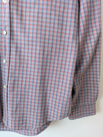 Lade das Bild in den Galerie-Viewer, *Polo Ralph Lauren* Hemd Karo Apricot Blau (L)

