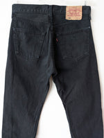 Lade das Bild in den Galerie-Viewer, *Levis* Jeans 501 Schwarz Denim (31/32)
