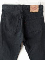 Lade das Bild in den Galerie-Viewer, *Levis* Jeans 501 Schwarz Denim (31/32)
