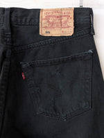 Lade das Bild in den Galerie-Viewer, *Levis* Jeans 501 Schwarz Denim (31/32)

