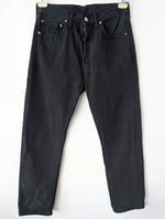 Lade das Bild in den Galerie-Viewer, *Levis* Jeans 501 Schwarz Denim (31/32)

