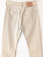 Lade das Bild in den Galerie-Viewer, *Levis* Jeans 501 Beige Denim (30/34)
