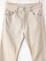Lade das Bild in den Galerie-Viewer, *Levis* Jeans 501 Beige Denim (30/34)
