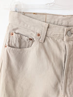 Lade das Bild in den Galerie-Viewer, *Levis* Jeans 501 Beige Denim (30/34)
