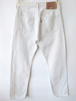 Lade das Bild in den Galerie-Viewer, *Levis* Jeans 501 Weiß Denim (32/32)
