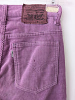 Lade das Bild in den Galerie-Viewer, *Levis* RARE Cord Hose White Tab Flieder (S)
