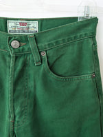 Lade das Bild in den Galerie-Viewer, *Levis* Jeans 451 Grün 1993 (S)

