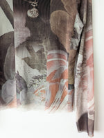 Lade das Bild in den Galerie-Viewer, *Desigual* Mesh Shirt Transparent Print (XL)
