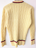 Lade das Bild in den Galerie-Viewer, *Shetland Wolle* Pullover 70s Cricket (L)
