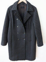 Lade das Bild in den Galerie-Viewer, *Bogner* Puffer Steppmantel Zweireiher Schwarz (L-XL)
