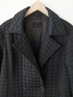 Lade das Bild in den Galerie-Viewer, *Bogner* Puffer Steppmantel Zweireiher Schwarz (L-XL)
