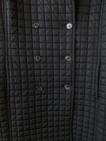 Lade das Bild in den Galerie-Viewer, *Bogner* Puffer Steppmantel Zweireiher Schwarz (L-XL)
