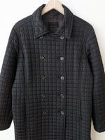 Lade das Bild in den Galerie-Viewer, *Bogner* Puffer Steppmantel Zweireiher Schwarz (L-XL)

