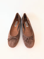 Lade das Bild in den Galerie-Viewer, Wildleder Ballerina Haselnuss NEU (37/38)
