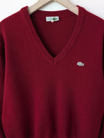 Lade das Bild in den Galerie-Viewer, *Lacoste* Pullover Wolle Dunkelrot (L-XL)
