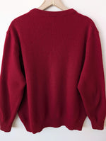 Lade das Bild in den Galerie-Viewer, *Lacoste* Pullover Wolle Dunkelrot (L-XL)
