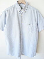 Lade das Bild in den Galerie-Viewer, *Lacoste* Hemd Nadelstreifen Blau (L)
