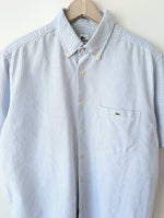 Lade das Bild in den Galerie-Viewer, *Lacoste* Hemd Nadelstreifen Blau (L)
