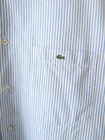 Lade das Bild in den Galerie-Viewer, *Lacoste* Hemd Nadelstreifen Blau (L)
