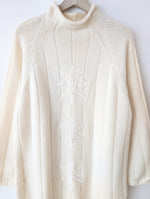 Lade das Bild in den Galerie-Viewer, *Iceberg* Long Pullover 1994 Angora Wolle Stick (XL)

