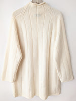 Lade das Bild in den Galerie-Viewer, *Iceberg* Long Pullover 1994 Angora Wolle Stick (XL)

