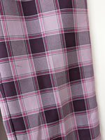 Lade das Bild in den Galerie-Viewer, Wideleg Hose Y2K Karo Lila Pink (L)
