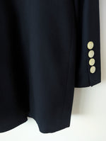 Lade das Bild in den Galerie-Viewer, *Wolle* Blazer Zweireiher 80s Klassiker (L)

