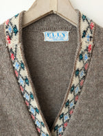 Lade das Bild in den Galerie-Viewer, *Alpaka Wolle* Cardigan Peru Lama Stick (M-L)
