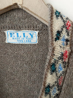 Lade das Bild in den Galerie-Viewer, *Alpaka Wolle* Cardigan Peru Lama Stick (M-L)
