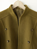 Lade das Bild in den Galerie-Viewer, *Kaschmir Wolle* Blazer Jacke Military Khaki (XL)
