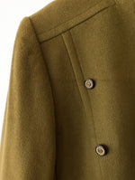 Lade das Bild in den Galerie-Viewer, *Kaschmir Wolle* Blazer Jacke Military Khaki (XL)
