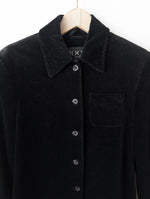 Lade das Bild in den Galerie-Viewer, *Joop* Bluse Jacke 90s Glitzer Samt (S-M)
