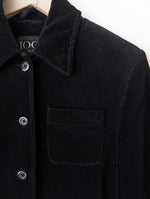 Lade das Bild in den Galerie-Viewer, *Joop* Bluse Jacke 90s Glitzer Samt (S-M)
