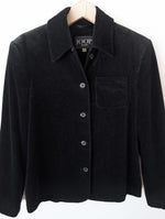 Lade das Bild in den Galerie-Viewer, *Joop* Bluse Jacke 90s Glitzer Samt (S-M)
