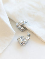Lade das Bild in den Galerie-Viewer, Ohrringe Irregular Chunky 14k Silber
