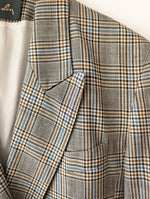 Lade das Bild in den Galerie-Viewer, *Wolle* Blazer Robert Ley 80s Tartan (S-M)
