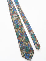 Lade das Bild in den Galerie-Viewer, *Givenchy* Krawatte 80s Wildblumen Print Seide
