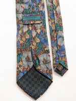 Lade das Bild in den Galerie-Viewer, *Givenchy* Krawatte 80s Wildblumen Print Seide

