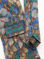 Lade das Bild in den Galerie-Viewer, *Givenchy* Krawatte 80s Wildblumen Print Seide
