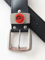 Lade das Bild in den Galerie-Viewer, *Diesel* Gürtel 90s Leder Schwarz (90-110)
