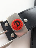 Lade das Bild in den Galerie-Viewer, *Diesel* Gürtel 90s Leder Schwarz (90-110)
