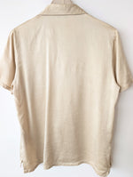 Lade das Bild in den Galerie-Viewer, *Seide* Bluse Premium Basic Champagner (M-L)
