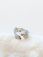 Lade das Bild in den Galerie-Viewer, Ring Leaves 14k Silber
