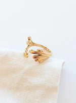 Lade das Bild in den Galerie-Viewer, Ring Leaves 14k Gold
