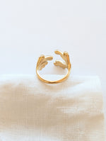 Lade das Bild in den Galerie-Viewer, Ring Leaves 14k Gold
