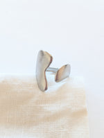 Lade das Bild in den Galerie-Viewer, Ring Big &amp; Small 14k Silber Matt
