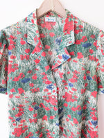 Lade das Bild in den Galerie-Viewer, Bluse Mohn Wildblumen Print Folklore (L)
