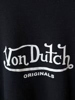 Lade das Bild in den Galerie-Viewer, *Von Dutch* Shirt Ringer Y2K Schwarz (XL)
