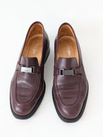 Lade das Bild in den Galerie-Viewer, *Calvin Klein* Loafer Weinrot Leder (38)
